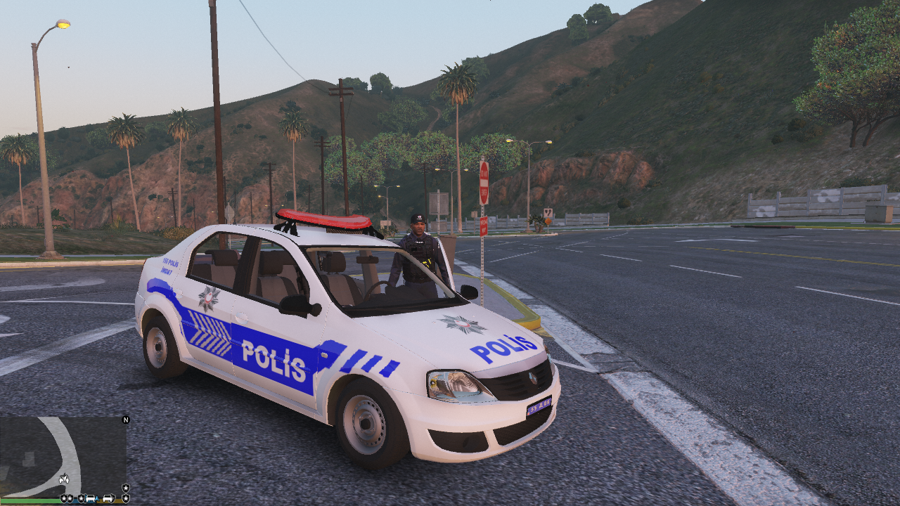 Yeni Türk Polis Arabası Logan 2017 versiyon GTA5 Mods